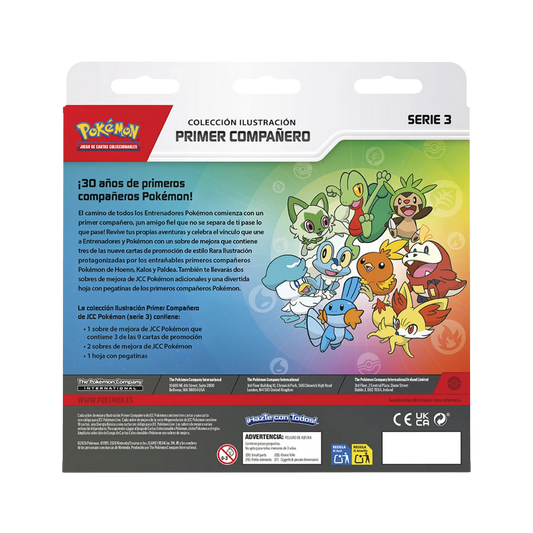 Caja First Partner Colección Ilustración Primer Compañero Serie 3 Pokemon