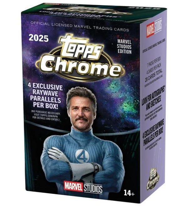 Topps Chome Marvel Studios 2025 Value Box