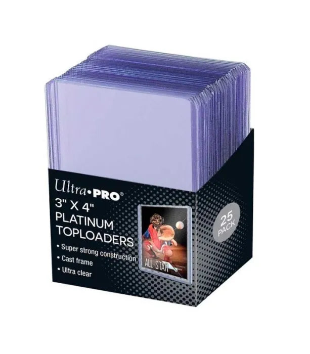 25 unidades Fundas Standard Ultra Clear Platinum Toploader Ultra Pro