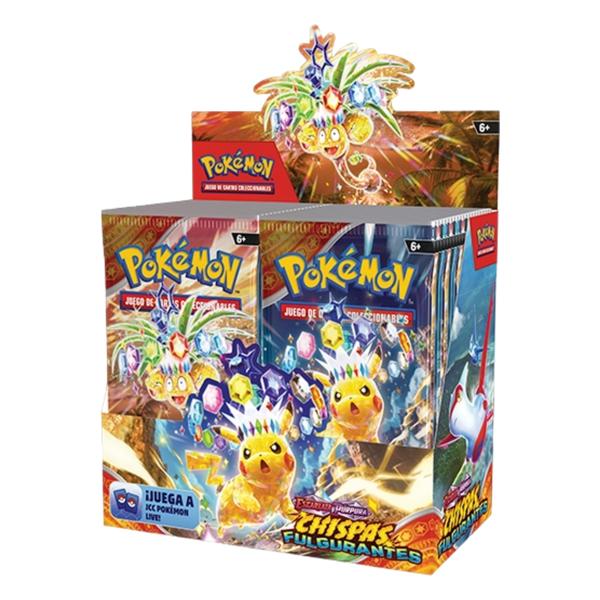 Caja De 36 Sobres Chispas Fulgurantes Pokémon