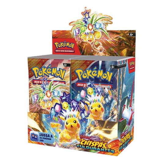 Caja De 36 Sobres Chispas Fulgurantes Pokémon