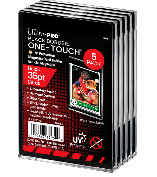 Toploader 35PT Black Border  Magnetic Holder  Ultra Pro