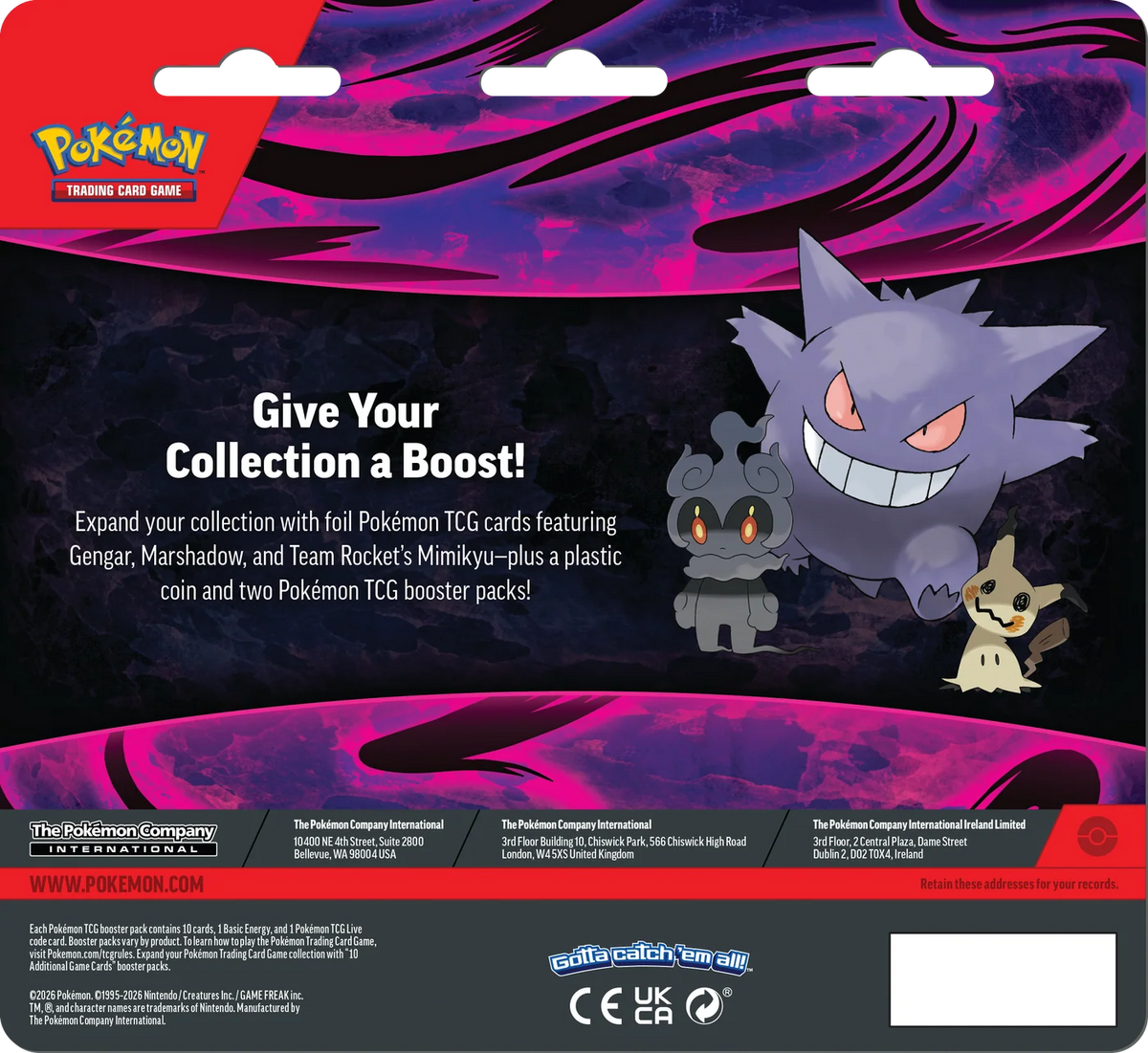 Blister Gengar Halloween Enharced Pokemon
