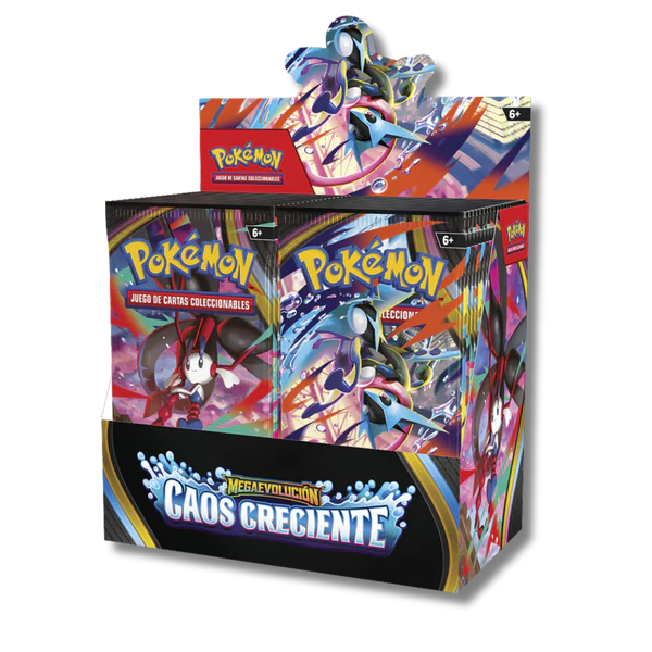 Caja de 36 Sobres de Caos Creciente Pokémon