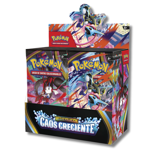 Caja de 36 Sobres de Caos Creciente Pokémon