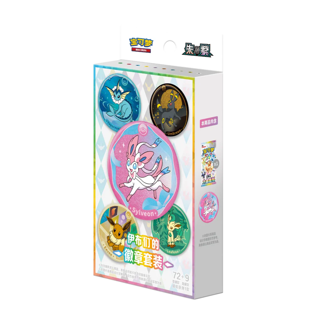 Terastal Gathering Badge Set Box Pokemon CN