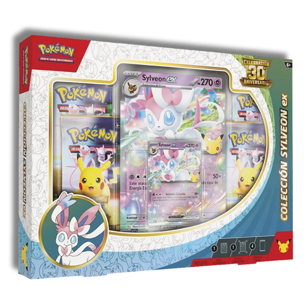 Caja Celebración 30 Aniversario EX Box Pokemon