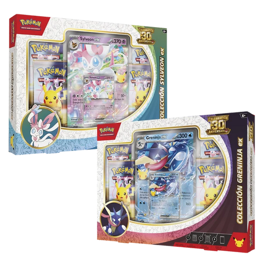 Caja Celebración 30 Aniversario EX Box Pokemon