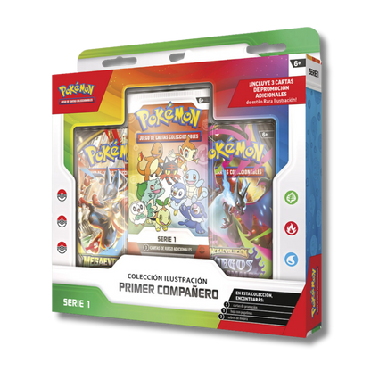 Caja First Partner Colección Ilustración Primer Compañero Pokémon