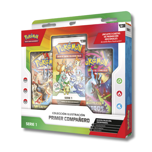 Caja First Partner Colección Ilustración Primer Compañero Pokémon