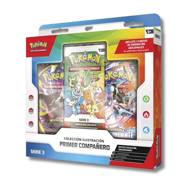 Caja First Partner Colección Ilustración Primer Compañero Serie 3 Pokémon
