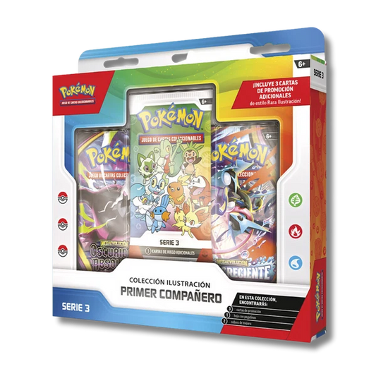 Caja First Partner Colección Ilustración Primer Compañero Serie 3 Pokemon