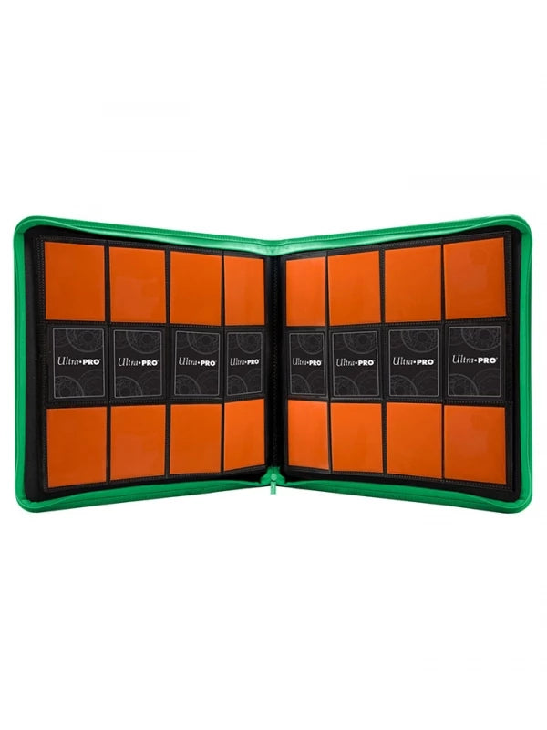 Carpeta con cremallera 12 bolsillos PRO Binder Zippered Verde Ultra Pro