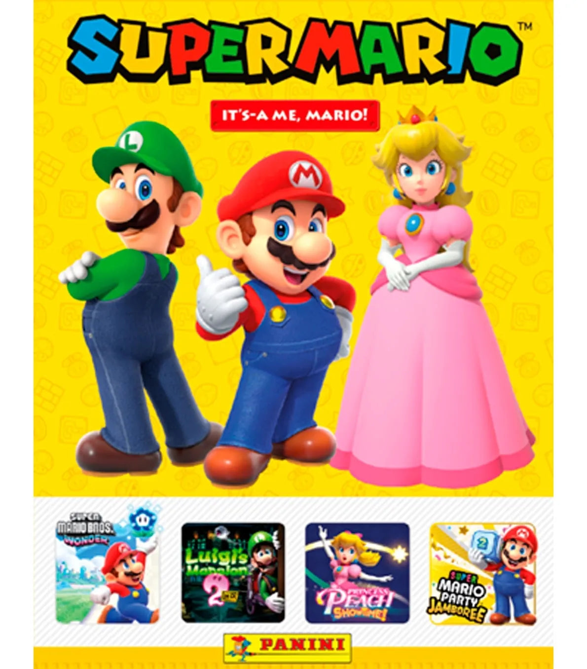 Cartón It´s-a Me, Mario 2026 (Álbum + 4 Sobres) - Super Mario