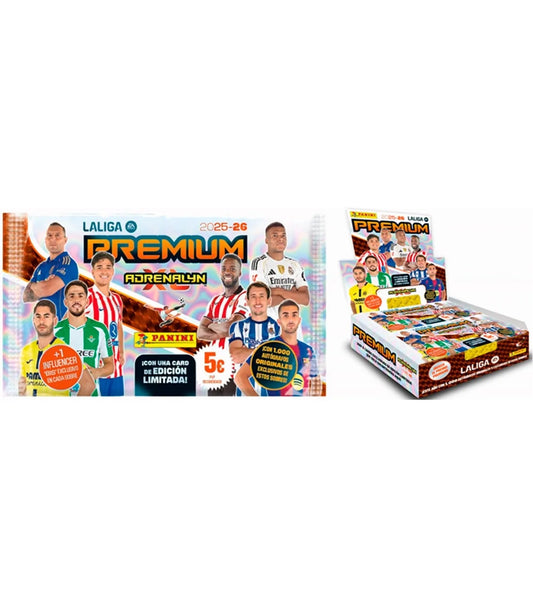 Sobre Premium Adrenalyn 25/26 (20 sobres) LaLiga Panini