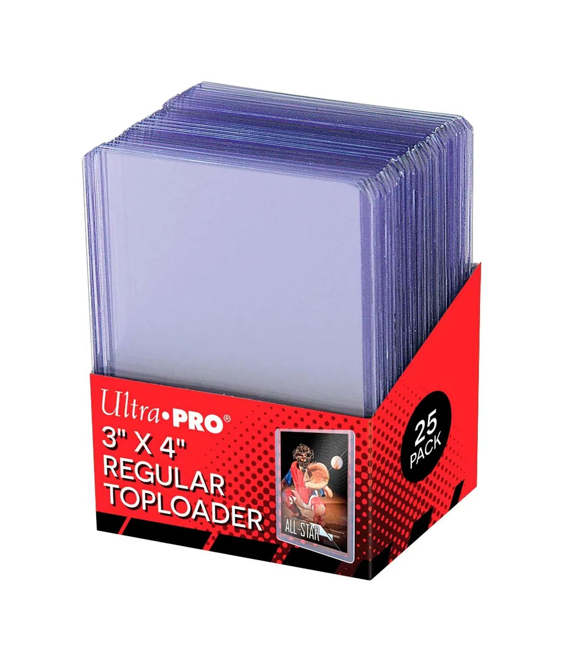 25 Fundas Regular TopLoader  Ultra Pro