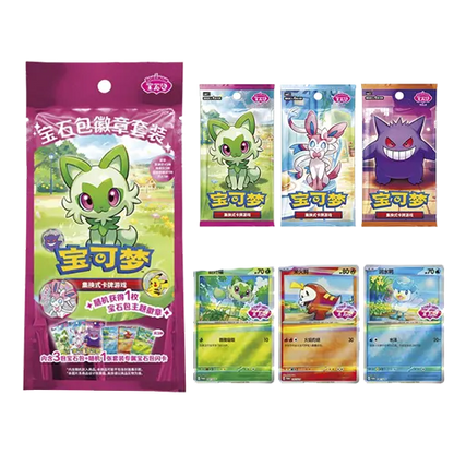 Gem Pack Badge Pokemon CN