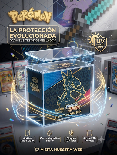 Caja acrílica de Imán para ETB Pokemón