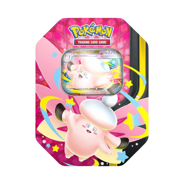 Lata Mega Clefable y Mega Gengar 2026 Pokemon