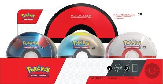 Lata Poke Ball Tin 2024 Pokémon Aleatorio