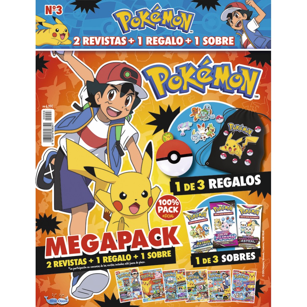 Megapack Magazine Nº3 Pokémon
