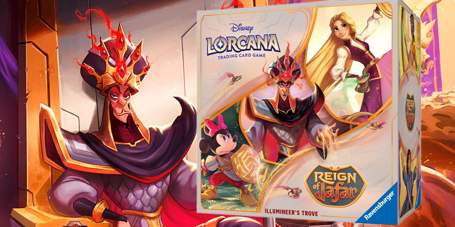 Disney Lorcana Chapter 8 llumineer's Trove de Reign of Jafar