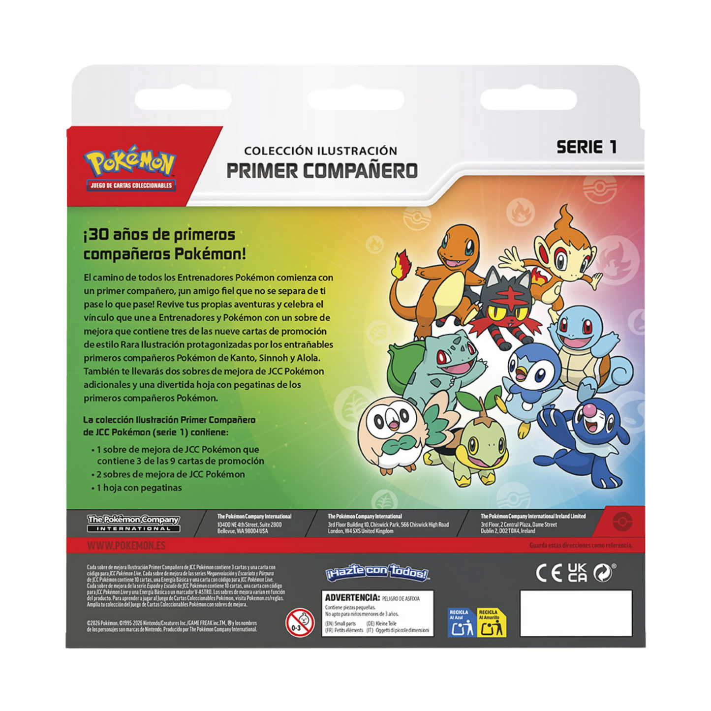 Caja First Partner Colección Ilustración Primer Compañero Pokémon