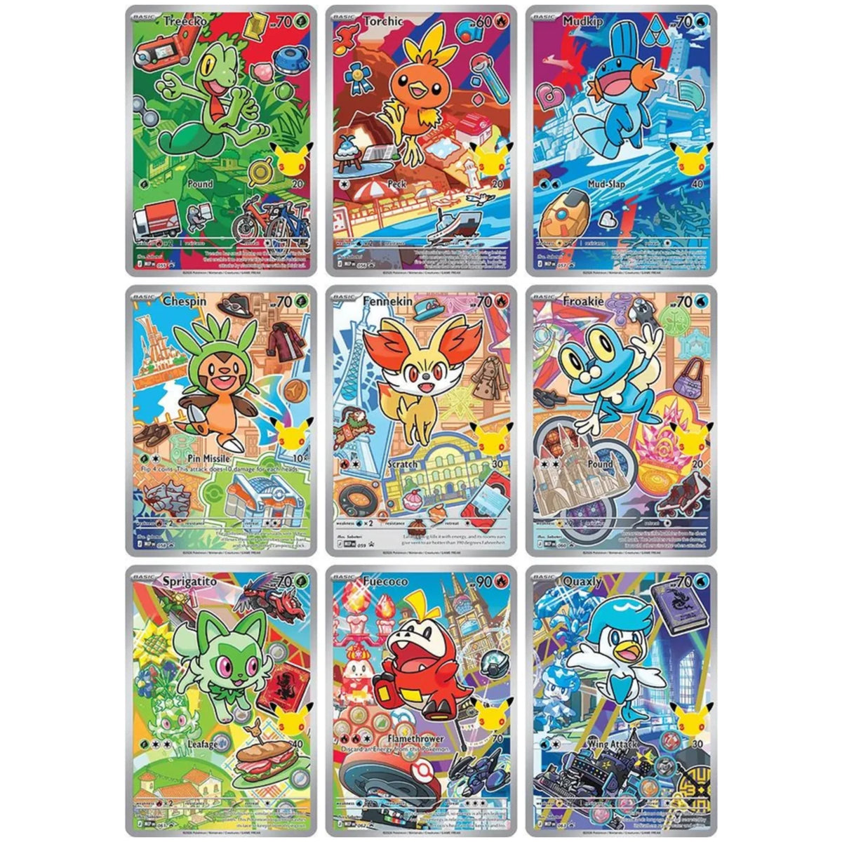 First Partner Illustracion Serie 3 Pokemon CN