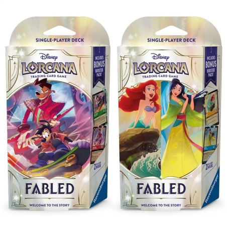 Disney Lorcana Starter Deck Emerald & Ruby  Fabled