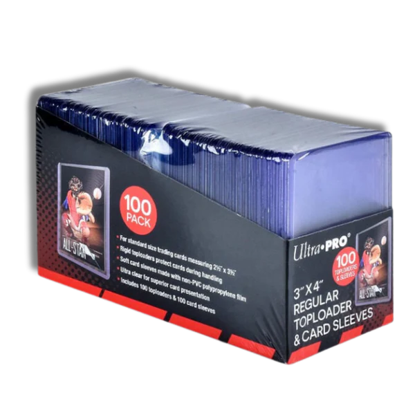 100 Fundas TopLoader Regular Ultra Pro