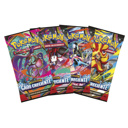 Caja de 36 Sobres de Caos Creciente Pokémon
