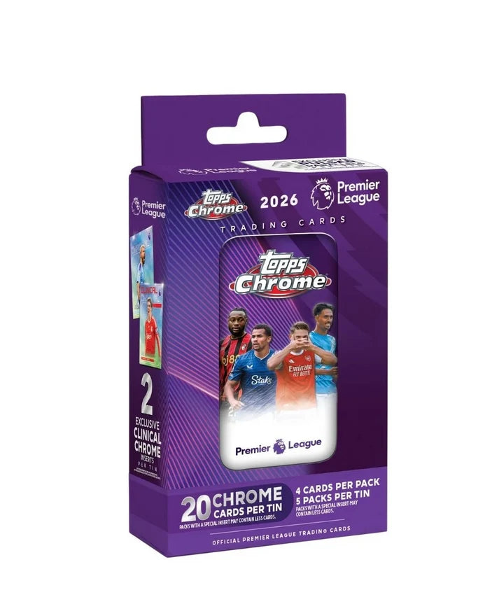 Topps Chrome Premier League  Tin 2026
