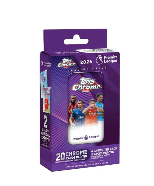 Topps Chrome Premier League  Tin 2026